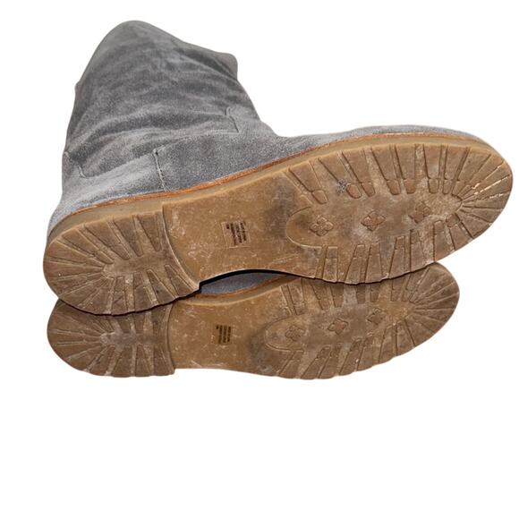 Michael Kors Kenton Gray Suede Knee High Boot Size 10 - Picture 5 of 8